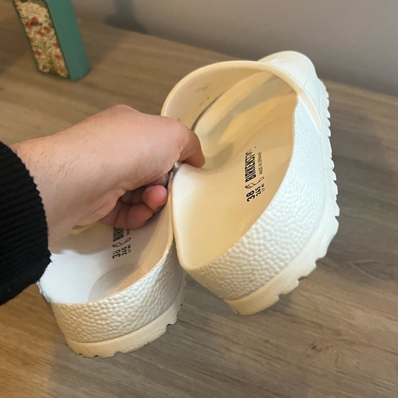 Birkenstock White Barbados Eva Sandals - Picture 5 of 7